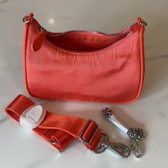 Urban Outfitters Handbags - NWT, Urban Outfitters Coral / Orange Cross Body Purse, Bag with Two Straps